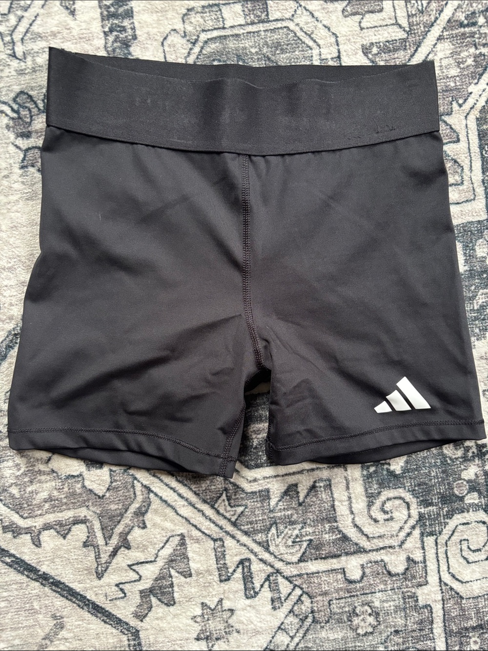 adidas Black Women's Training Compression Shorts with Logo